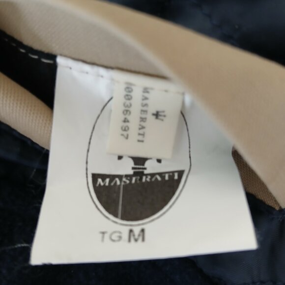Maserati Blouson Utility Jacket Beige Size Medium - Picture 4 of 11
